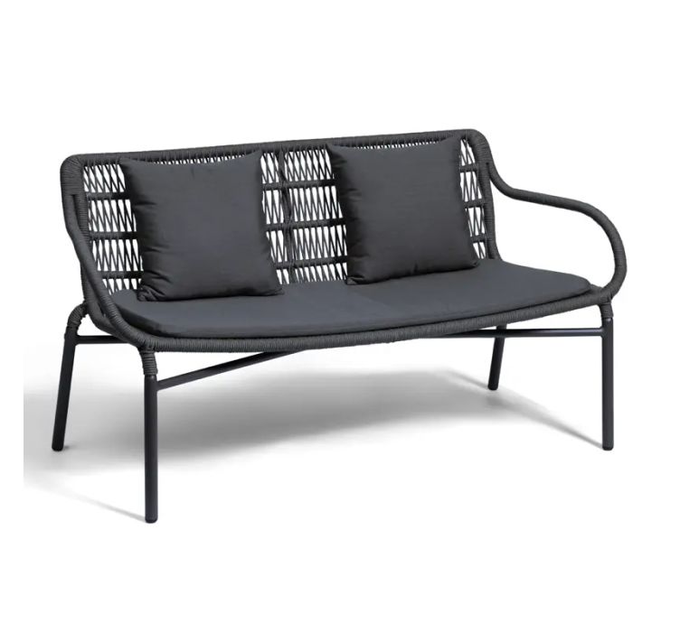 Двомісний диван Leaf Anthracite (571-AT)1